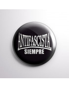 Chapa alfiler Antifascista Siempre