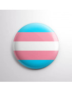 Chapa alfiler Bandera Trans