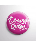Chapa alfiler Drama Queen