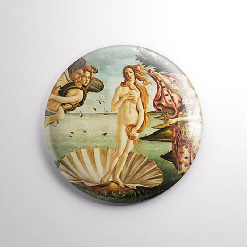 Eso Transición jueves Chapa alfiler El nacimiento de Venus – Botticelli Tamaño 31mm