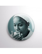 Chapa alfiler Nina Simone