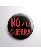 Chapa alfiler No a la guerra