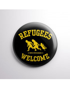 Chapa alfiler Refugees Welcome