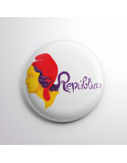 Chapa alfiler República