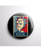 Chapa alfiler Rick