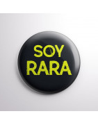 Chapa alfiler Soy rara