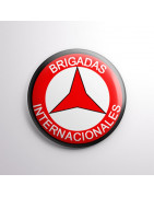 Chapa alfiler Brigadas Internacionales