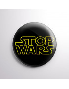 Chapa alfiler Stop Wars