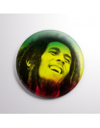 Chapa alfiler Bob Marley