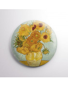 Chapa alfiler Los Girasoles - Van Gogh