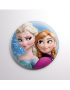 Chapa alfiler Frozen - Elsa y Ana