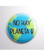Chapa alfiler No hay planeta B