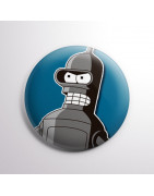 Chapa alfiler Bender – Futurama