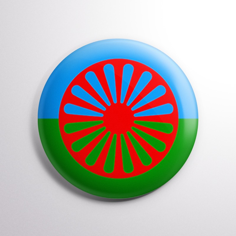 Bandera del pueblo gitano' Pegatina