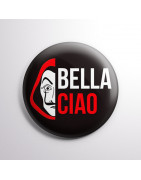 Chapa de La Casa de Papel - Bella Ciao