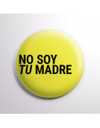 Chapa-alfiler NO SOY TU MADRE