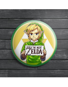 Chapa alfiler I´m not Zelda