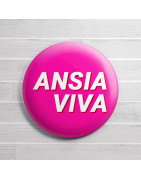 Chapa alfiler Ansia viva