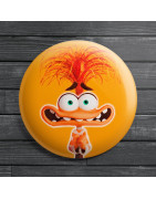 Chapa alfiler Ansiedad - Del revés (Inside out)
