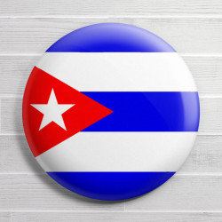 Chapa alfiler Bandera Cuba