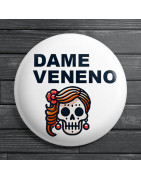 Chapa alfiler Dame Veneno