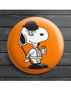 Chapa alfiler Snoopy La Naranja Mecánica