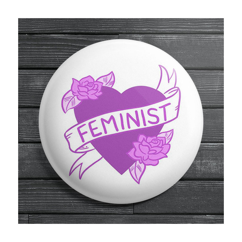 Chapa alfiler Feminist