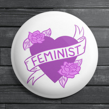 Chapa alfiler Feminist