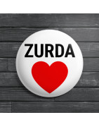 Chapa alfiler ZURDA