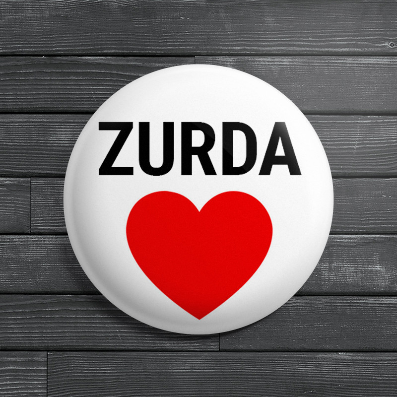 Chapa alfiler ZURDA