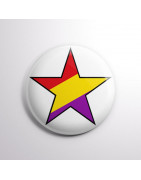 Chapa alfiler Estrella republicana