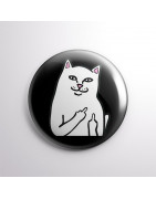 Chapa alfiler Gato Fuck You