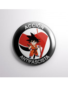 Chapa alfiler Goku Antifascista