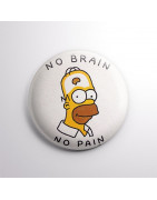 Chapa alfiler Homer