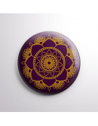Chapa alfiler Mandala