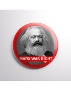 Chapa alfiler Marx
