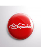 Chapa alfiler Anticapitalista