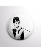Chapa alfiler Audrey Hepburn