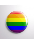 Chapa alfiler Bandera LGTB+