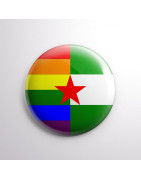 Chapa alfiler Andalucía LGBT+