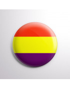 Chapa alfiler Bandera República