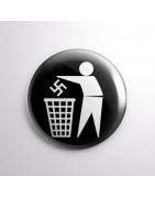 Chapa alfiler Basura Nazi