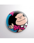 Chapa alfiler Mafalda
