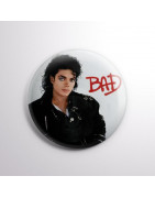 Chapa alfiler Michael Jackson Bad